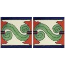 Mexican Talavera Border Tile Sabinas